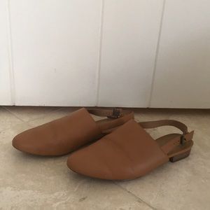 Madewell mule with straps